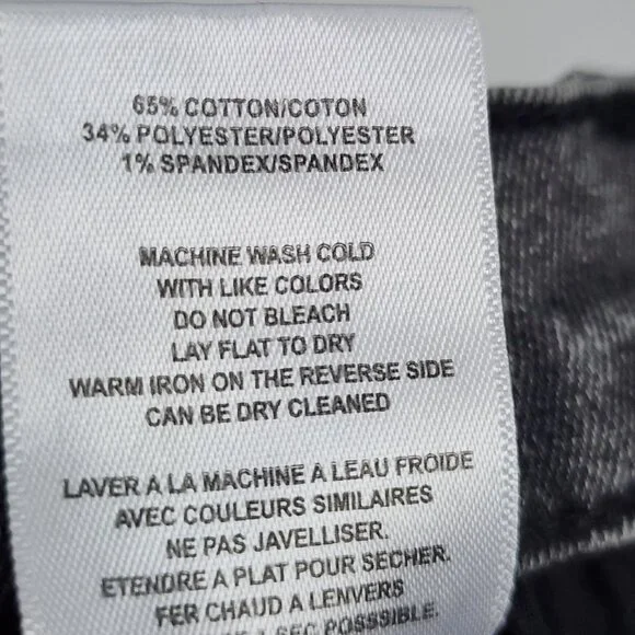 Vigoss Jeans Womens 0/24 Black Belted Barrel Leg Denim VC-P03222A (24x26) NWT - Picture 10 of 13